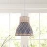 Lightsin Modern Rattan Pendant Light Available in Grey, Pink, and White Lightsin UK Grey 