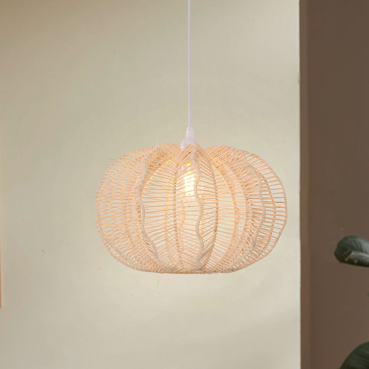 Lightsin Woven Rattan Ceiling Light for a Serene Ambiance Lightsin UK 