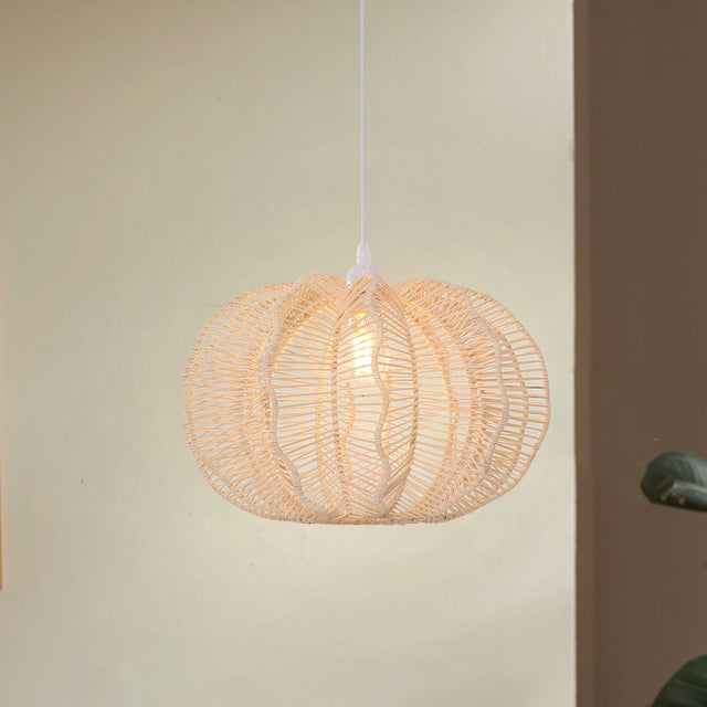 Lightsin Woven Rattan Ceiling Light for a Serene Ambiance Lightsin UK 