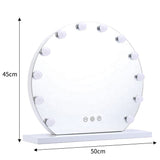 Frameless Hollywood Vanity LED Lighted Makeup Mirror Living and Home 