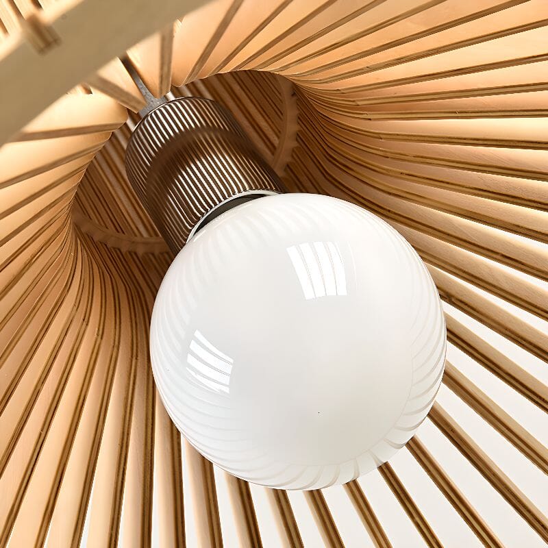 Lightsin Beacon-Style Wooden LED Pendant Light Living and Home 