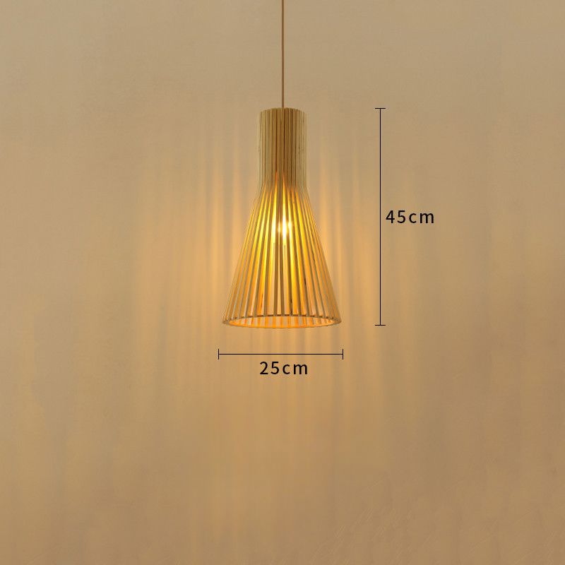 Lightsin Beacon-Style Wooden LED Pendant Light Living and Home 