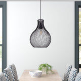 Lightsin Minimalist Black Wire Cage Pendant Light for Home Decor Lightsin UK 
