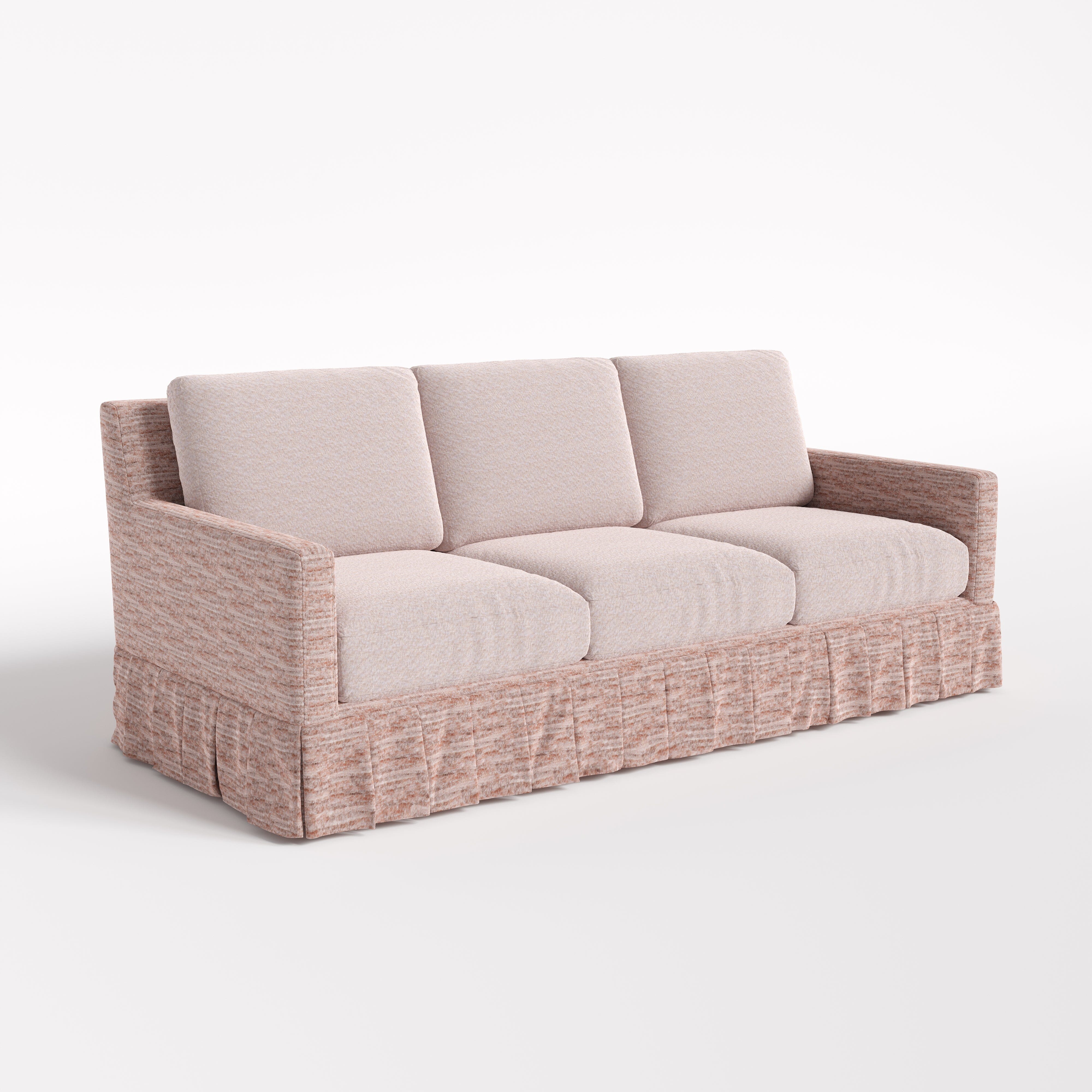 Cottonfy Country Check Sofa with Removable Skirted Covers Living and Home 