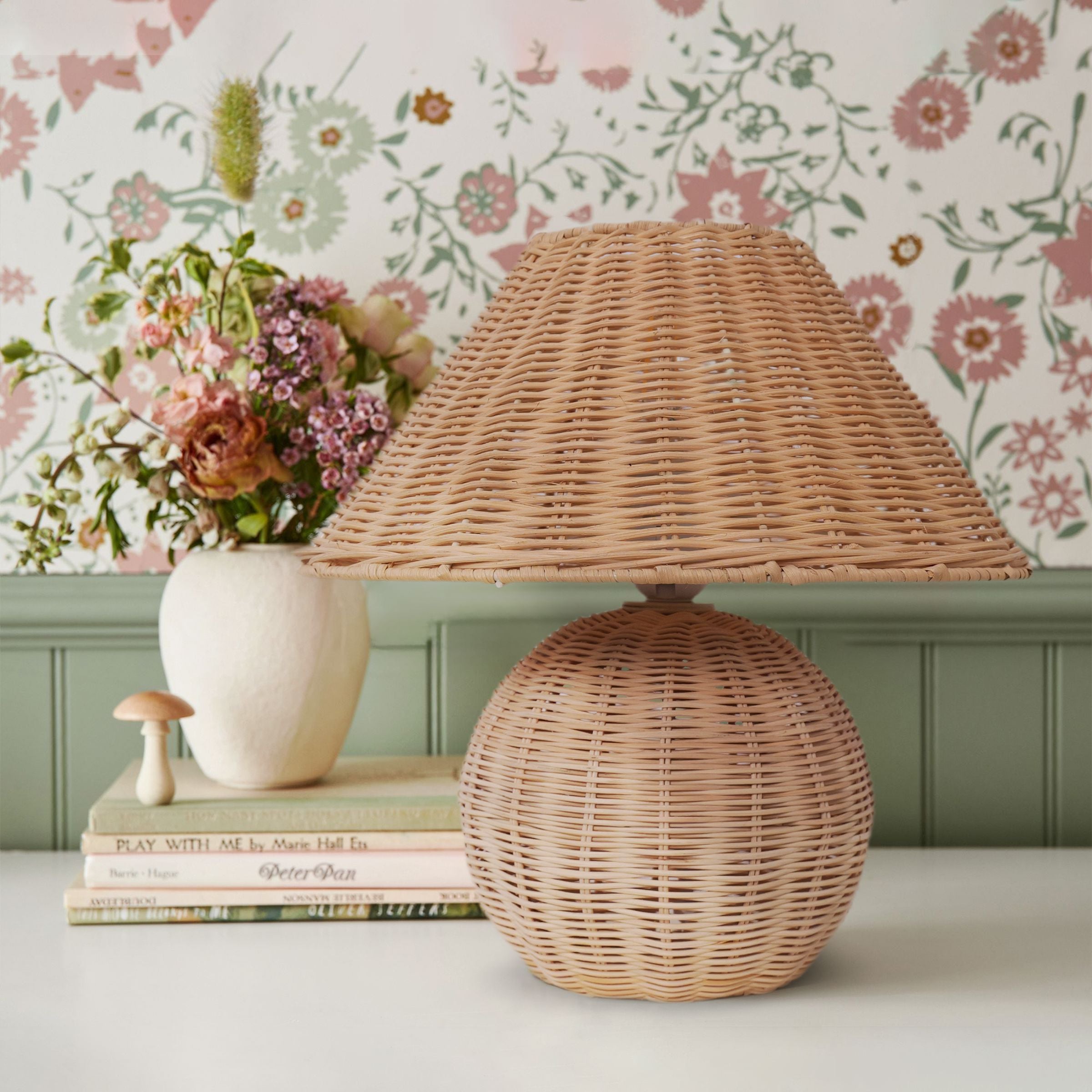 Lightsin Bohemian Rattan Table Lamp – Handcrafted Natural Lighting Lightsin UK 