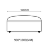 Cottonfy Elegant Linen Tofu Block Fabric Down Sofa Cottonfy UK Footrest Full-Paid 