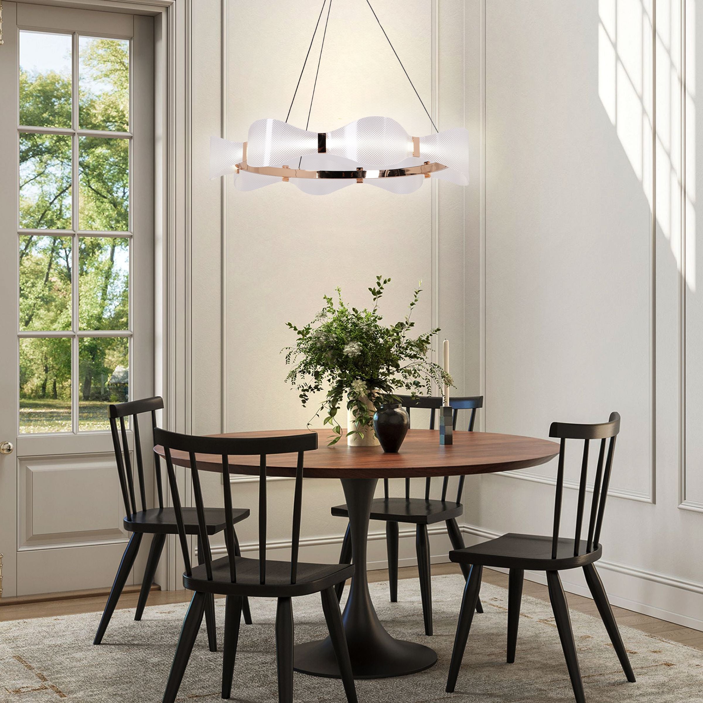 Lightsin Modern Minimalist Acrylic Ring Pendant Light Lightsin UK 