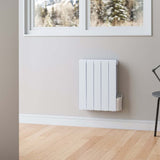 57.5 H Oil Filled Electric Radiator Heater with LCD Thermostat 900W to 2000W Space Heaters Space Heaters Living and Home 