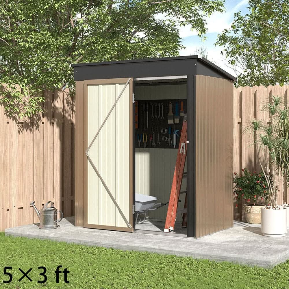 4 x6 5 x3 6 x8 ft Metal Classic Lockable Tool Storage Bike Shed Shed