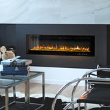 70/80 Inch Inset Electric Fireplace Built-In Heater with 9 Flame Colour Wall Mounted Fireplaces Living and Home 