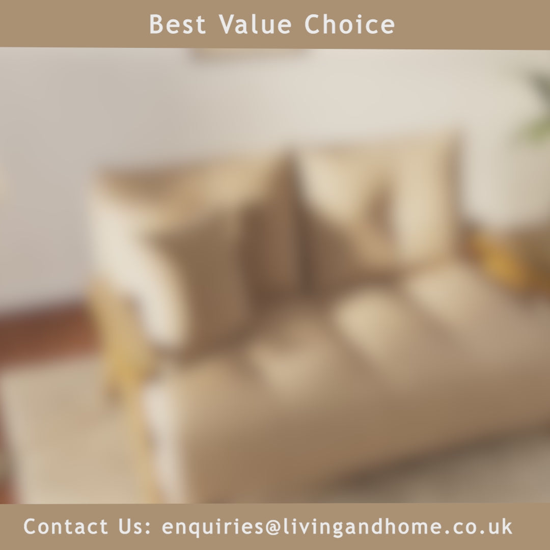Cottonfy Foldable Matte Fabric Solid Wood 3 Mode Sofa Bed Living and Home UK Best value Choice