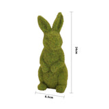 Moss Standing Bunny Rabbit Easter Garden Home Decoration Garden Ornaments Living and Home 