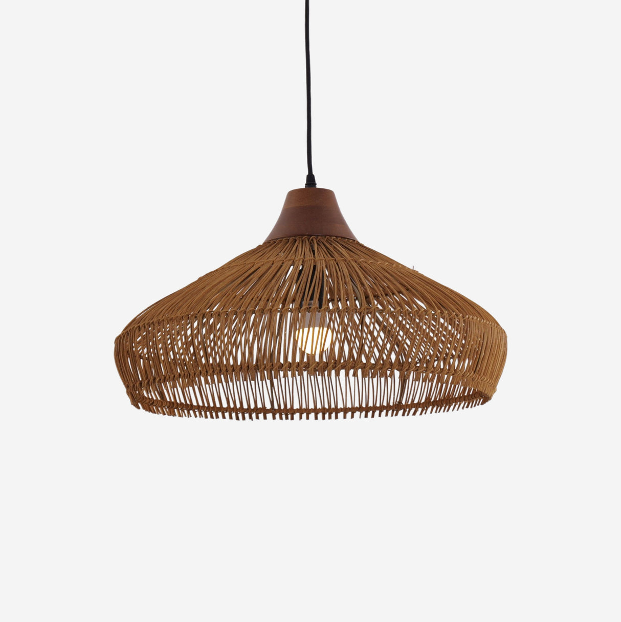 Lightsin Bell-Shaped Handcrafted Bamboo Kitchen Pendant Lighting Lightsin UK 
