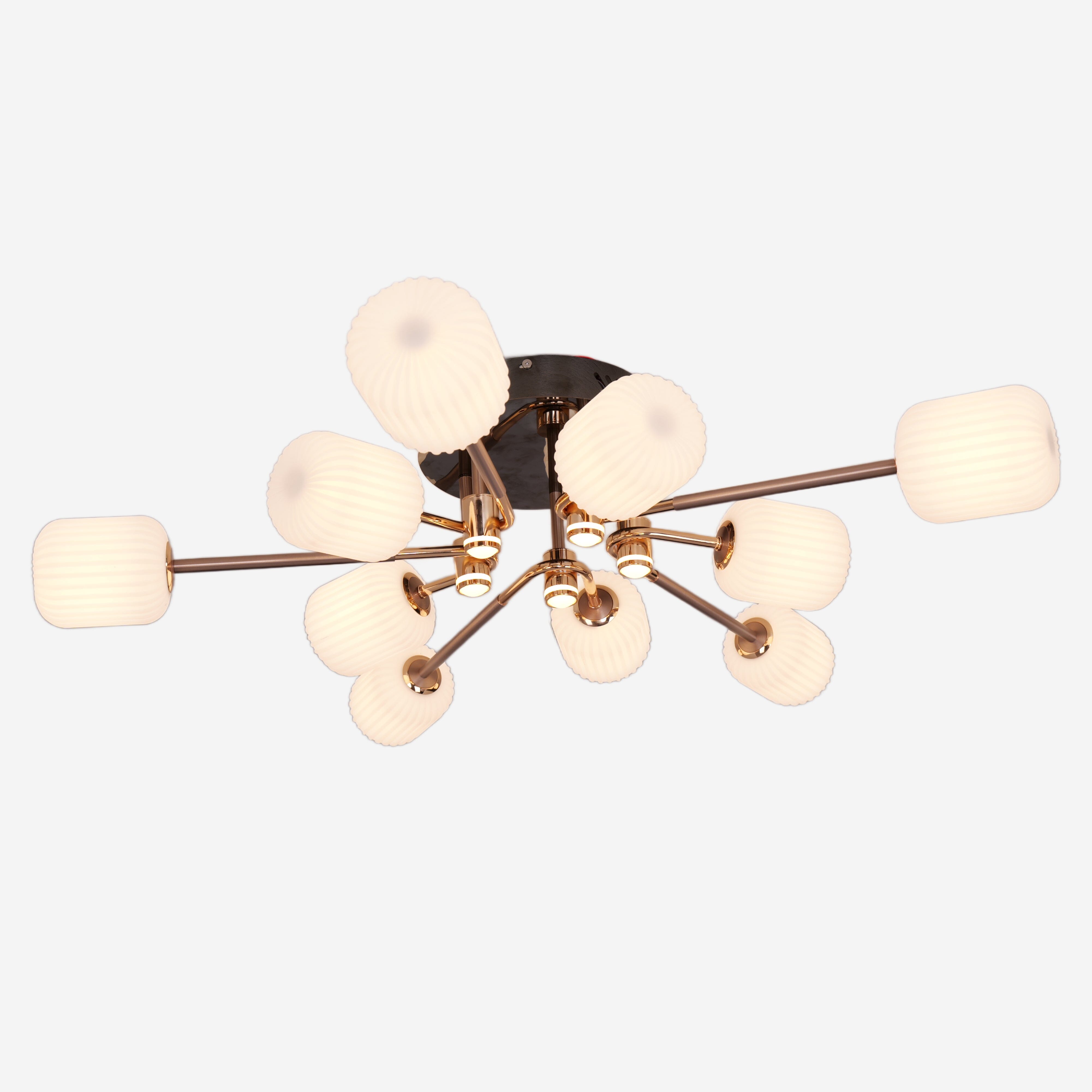Lightsin Modern LED Tri-Color Changing Iron and Acrylic Ceiling Light Lightsin UK 
