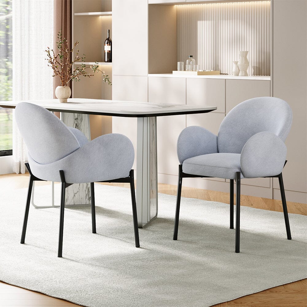 Upholstered Fabric Dining Chair Modern Comfort Living and Home 