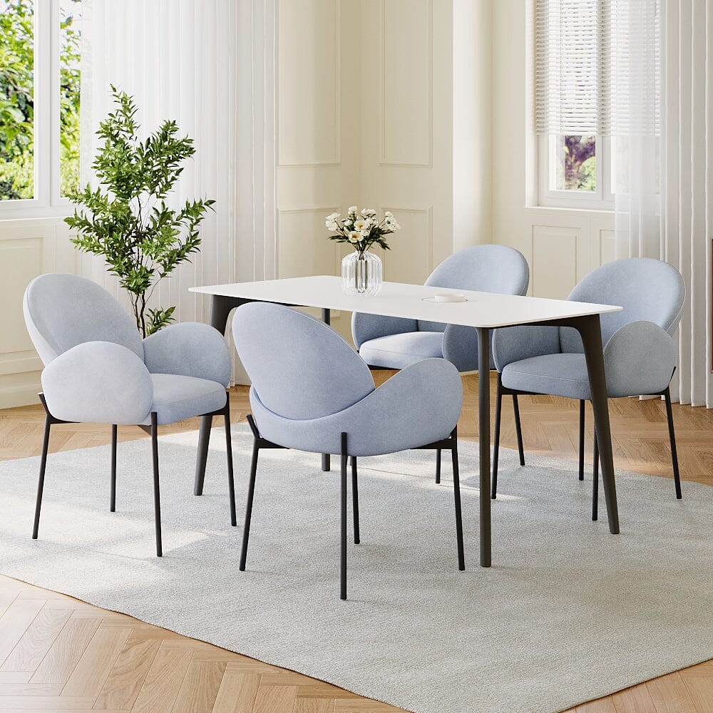 Upholstered Fabric Dining Chair Modern Comfort Living and Home 