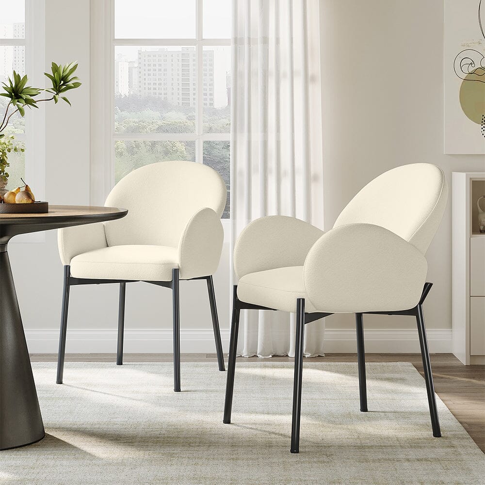 Upholstered Fabric Dining Chair Modern Comfort Living and Home 