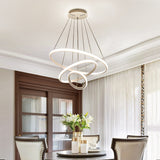 Modern LED Pendant with 3 Circle Rings - Dimmable Pendant Living and Home Dimmable 