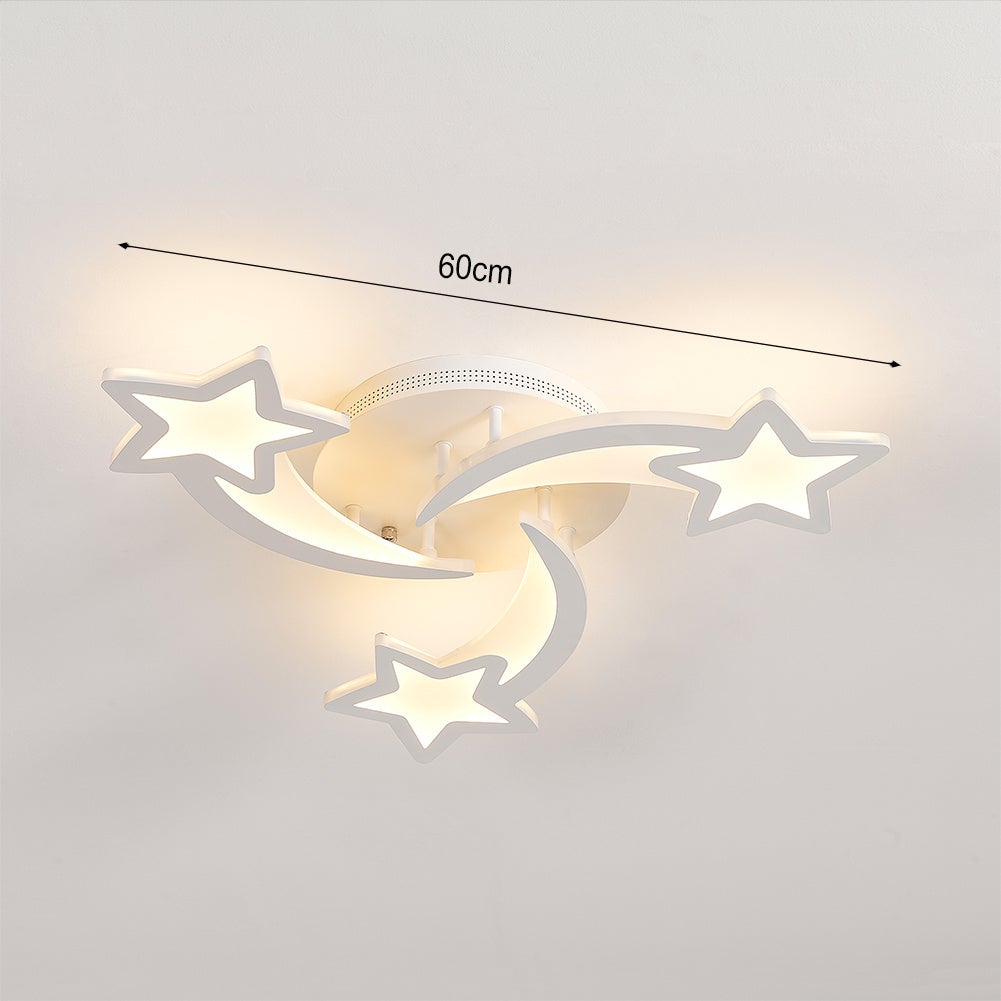 Modern LED Ceiling Light with Star Lampshades Ceiling Light Living and Home 