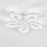 Petal Modern LED Ceiling Light Dimmable/Non-Dimmable (Version A) Ceiling Light Living and Home W 64 x L 64 x H 6.5 cm Non-dimmable White Glow