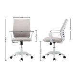 Mesh Back Ergonomic Office Chair with Wheels Office Chair Living and Home 