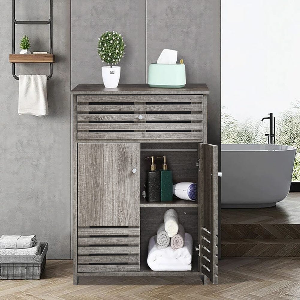 Minimalist Wooden Freestanding Bathroom Cabinet Bathroom Cabinets Living and Home Large 