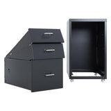 Office Filing Cabinet 3/4/5/6/8Drawers Metal White Chest Storage Unit Wheels Cabinet Living and Home 