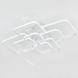 4/6/8 Headers Square LED Ceiling Light Dimmable with Remote Control Ceiling Light Living and Home 