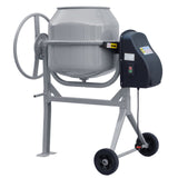 Durable and Versatile Cement Mixer with Easy Movement Cement Mixers Living and Home Large Grey 