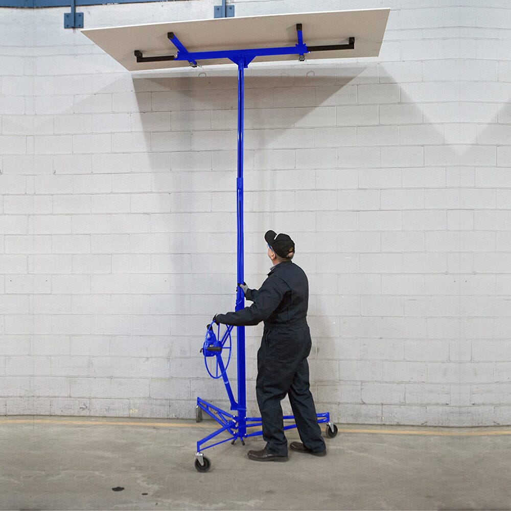 11ft Drywall Lifter with Rolling Casters Panel Hoist Lifts Living and Home 