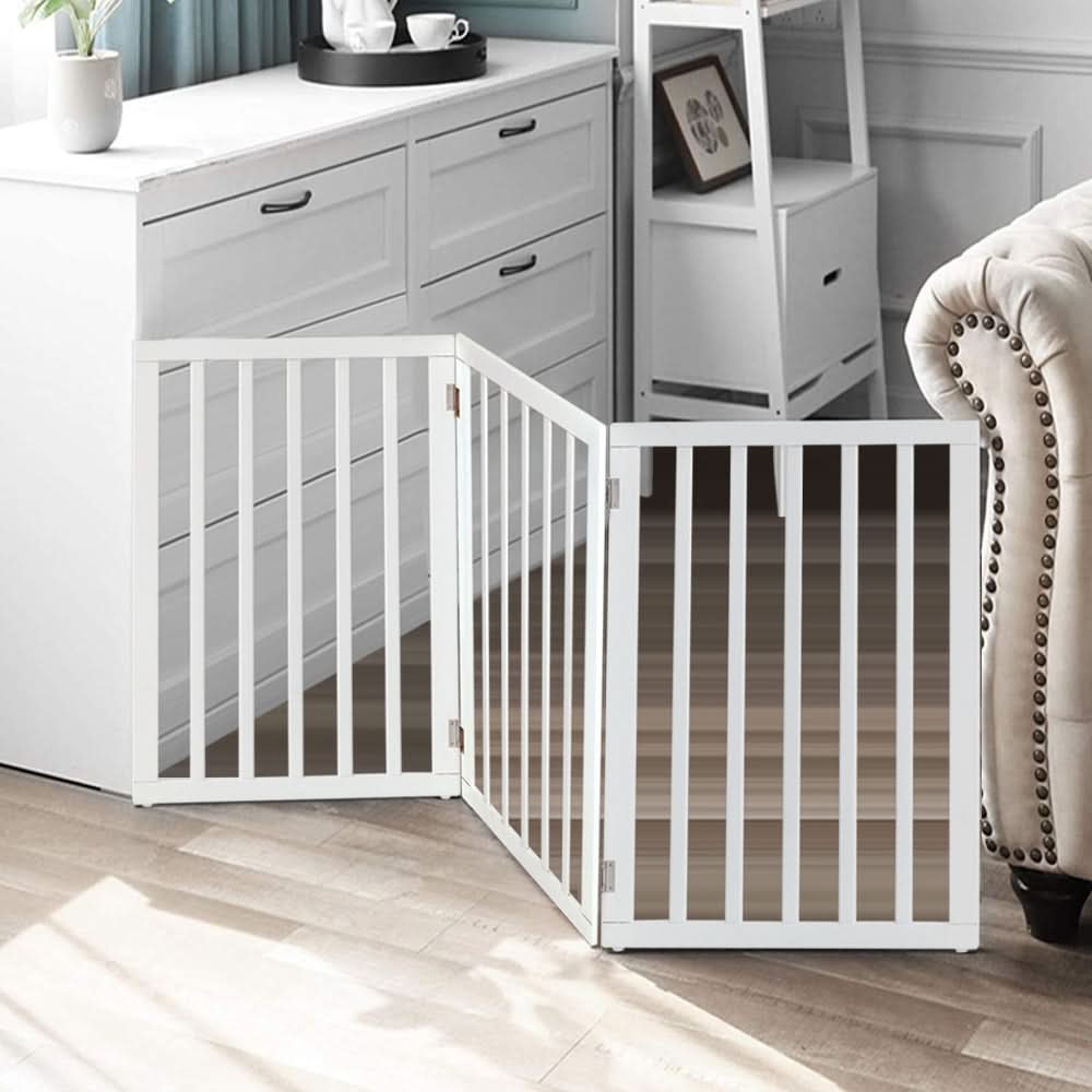 Folding 3 Panel Pet Playpen Safety Indoor Durable Dog Fence