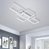 Modern Rectangular LED Ceiling Light Non-Dimmable 89W/113W Ceiling Light Living and Home 89W 