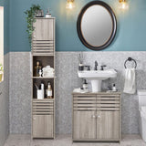 Freestanding Tall Bathroom Storage Cabinet Bathroom Cabinets Living and Home 