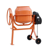 Electric Portable Cement Concrete Mixer with Wheels Living and Home 