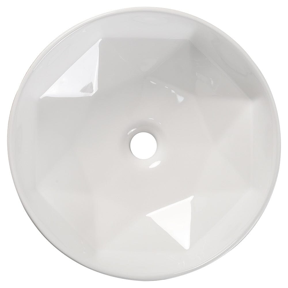 Modern Style Round White Bathroom Sink Bathroom Sinks Living and Home 