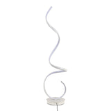 Contemporary LED Spiral Floor Lamp in White Light Floor Lamps Living and Home 