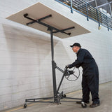 11ft Drywall Lifter with Rolling Casters Panel Hoist Lifts Living and Home 