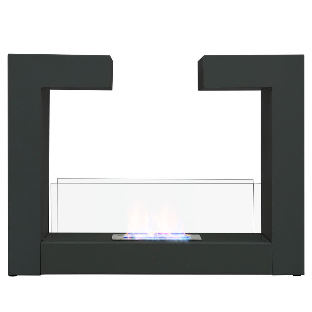 30'' W Bio-Ethanol Fireplace Freestanding White Fireplaces Living and Home 
