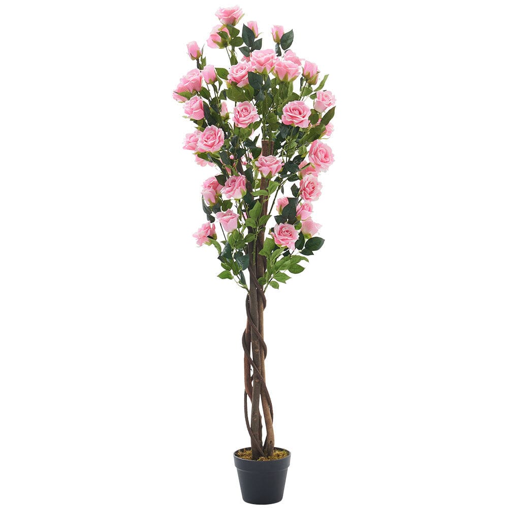 Artificial Rose Flower Tree in Pot Artificial Plants Living and Home 