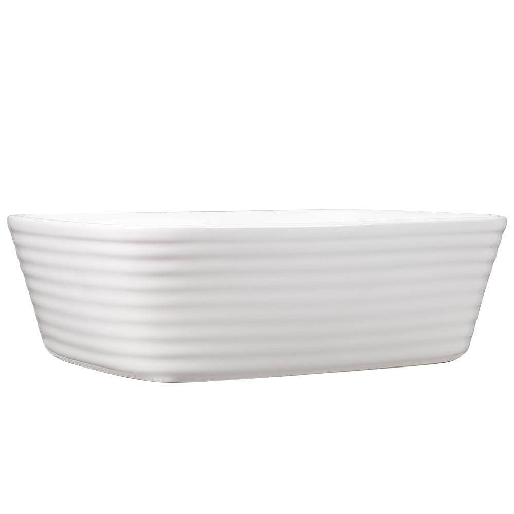 White Square Countertop Bathroom Sink Bowl Sink Bathroom Sinks Living and Home 