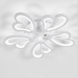 Petal Modern LED Ceiling Light Dimmable/Non-Dimmable (Version B) Ceiling Light Living and Home W 59 x L 59 cm Non-dimmable White Glow