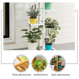 Wood Plant Flower Display Stand Bonsai Pot Shelf Storage Racking Bookcases & Standing Shelves Living and Home 