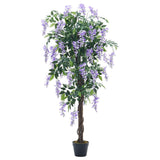 Artificial Greenery Flowering Tree Potted Plant 150cm High Artificial Plants Living and Home 