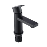 Matte Black Stainless Steel Countertop Mount Bathroom Tap Basin Taps Living and Home 