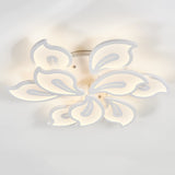 Petal Modern LED Ceiling Light Dimmable/Non-Dimmable (Version A) Ceiling Light Living and Home W 85 x L 85 x H 9.5 cm Dimmable Warm Glow