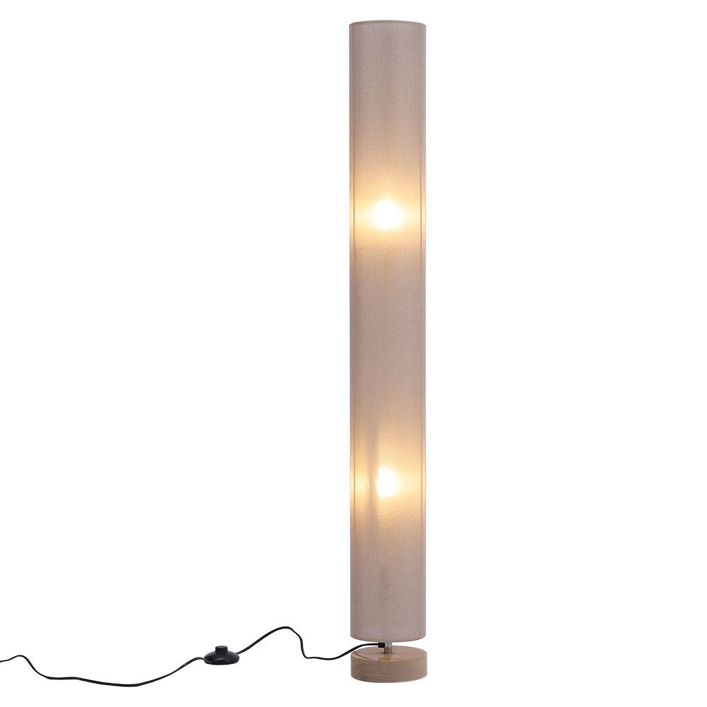 Modern Column/Tower Floor Lamp Lighting Living and Home Khaki 