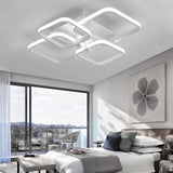 Modern LED Ceiling Light with Square Lampshades - Non-dimmable Light Living and Home 
