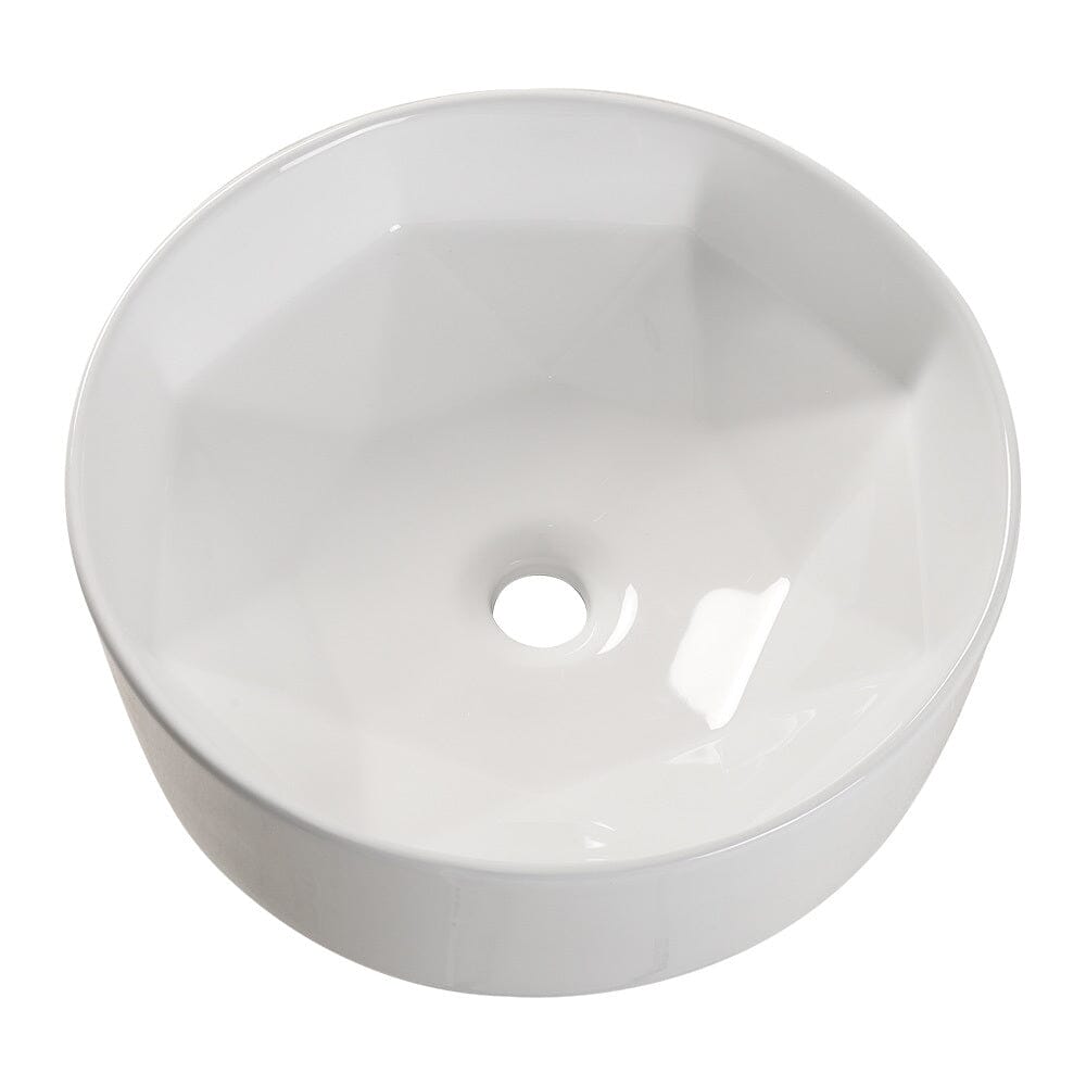 Modern Style Round White Bathroom Sink Bathroom Sinks Living and Home 