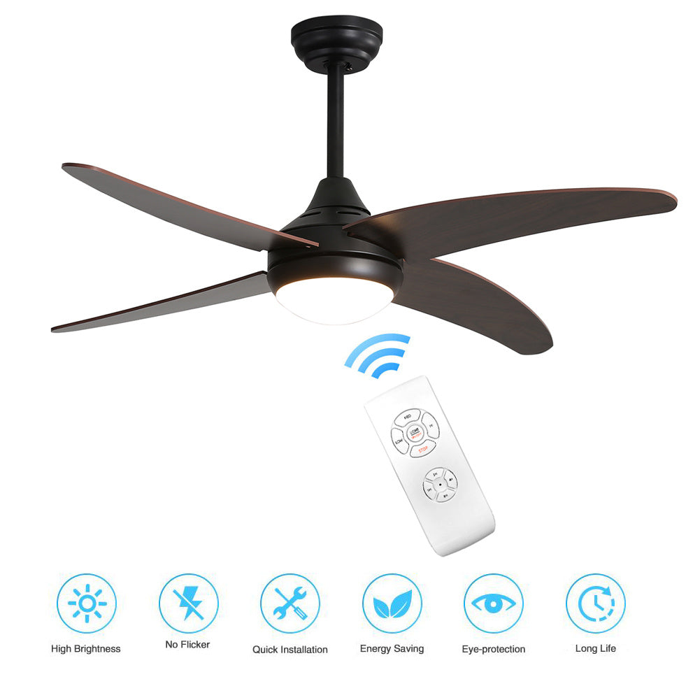 Ceiling Fan Light with LED Lamp & Remote Control 48Inch/42Inch Ceiling Light Living and Home 