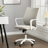 Mesh Back Ergonomic Office Chair with Wheels Office Chair Living and Home Beige 